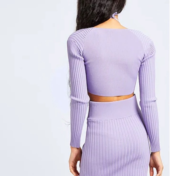 Ribbed Knit Cardigan Crop Shrug Top - S - Picture 13 of 13